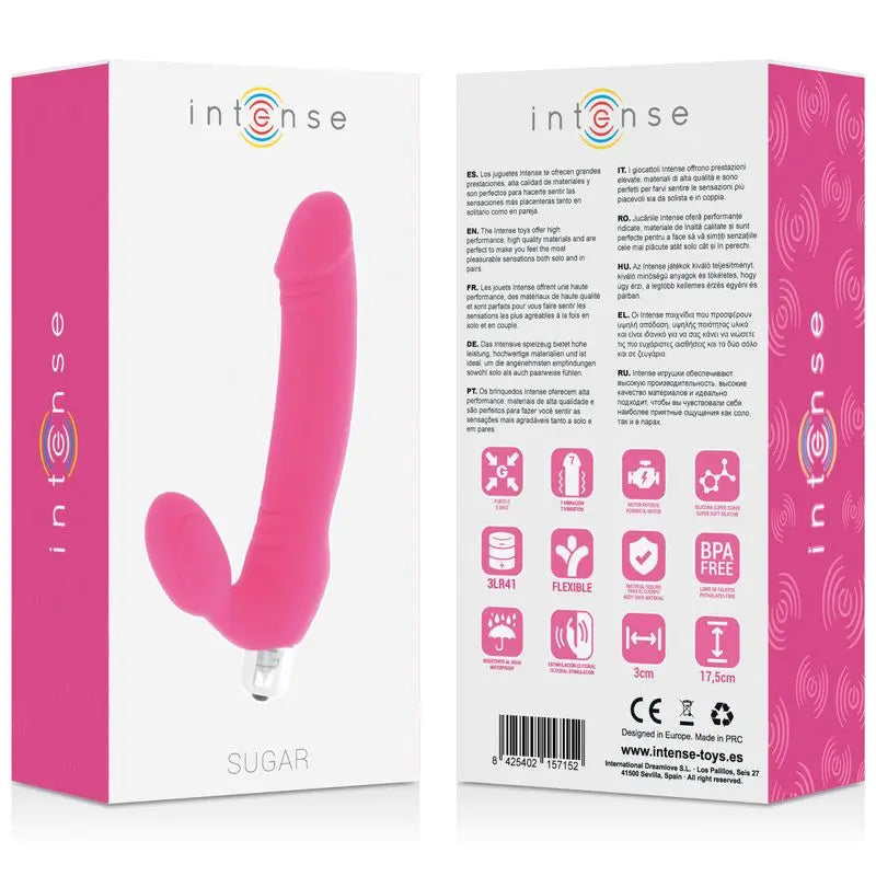 Intensiver Spaß Zucker sieben Geschwindigkeiten Silikon Fushsia