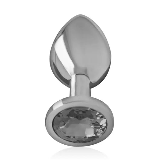 Intense Anal Plug Metall Aluminium Mit Kristall Schwarz Größe L