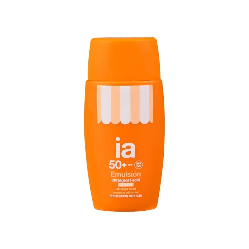 Interapothek Ultraleichte Gesichtsemulsion Farbe SPF50+, 50 ml
