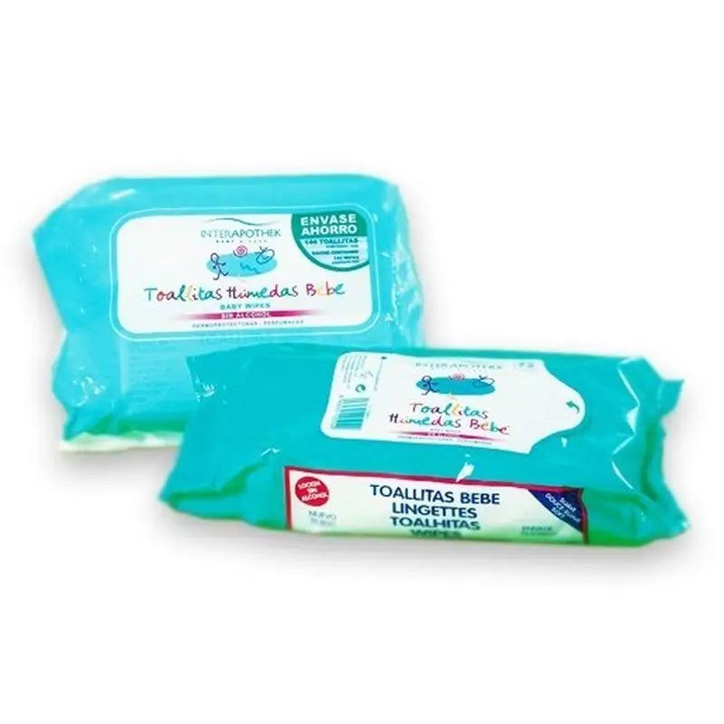 Interapothek Baby Wipes Babyfeuchttücher, 144 Stück
