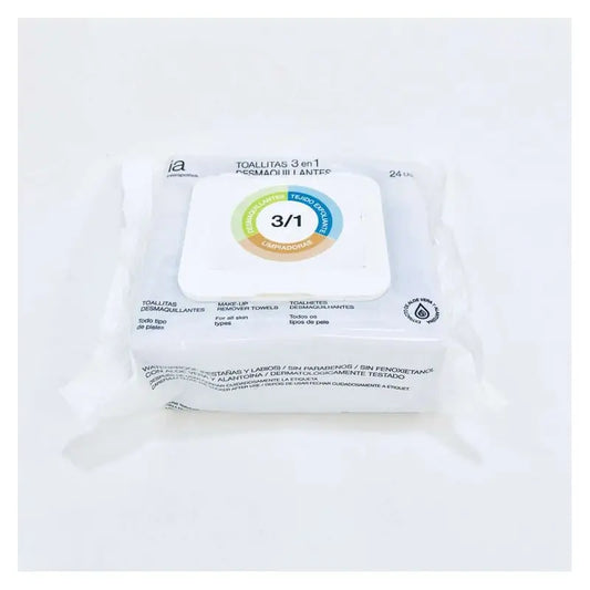 Interapothek Make-up Entferner Tücher 3 in 1, 24 Stück