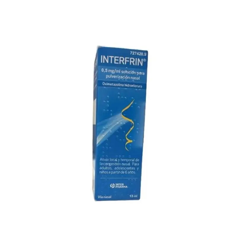 Interfrin 0,5 Mg/ ml Nasenspray-Lösung, 15 ml