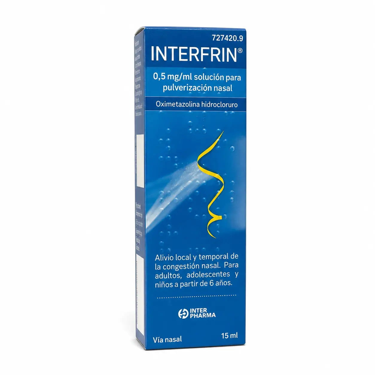 Interfrin 0,5 Mg/ ml Nasenspray-Lösung, 15 ml