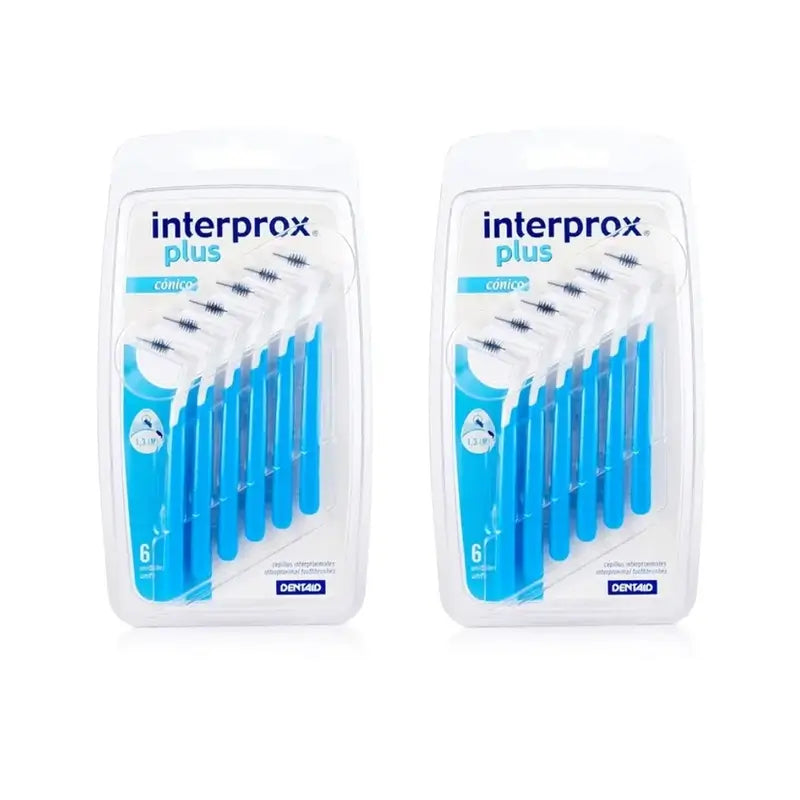 Interprox Plus Interproximale Kegelzahnbürste, 2X6 Einheiten