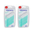 Interprox Plus Interproximale Mikrozahnbürste, Packung mit 2X6 Einheiten