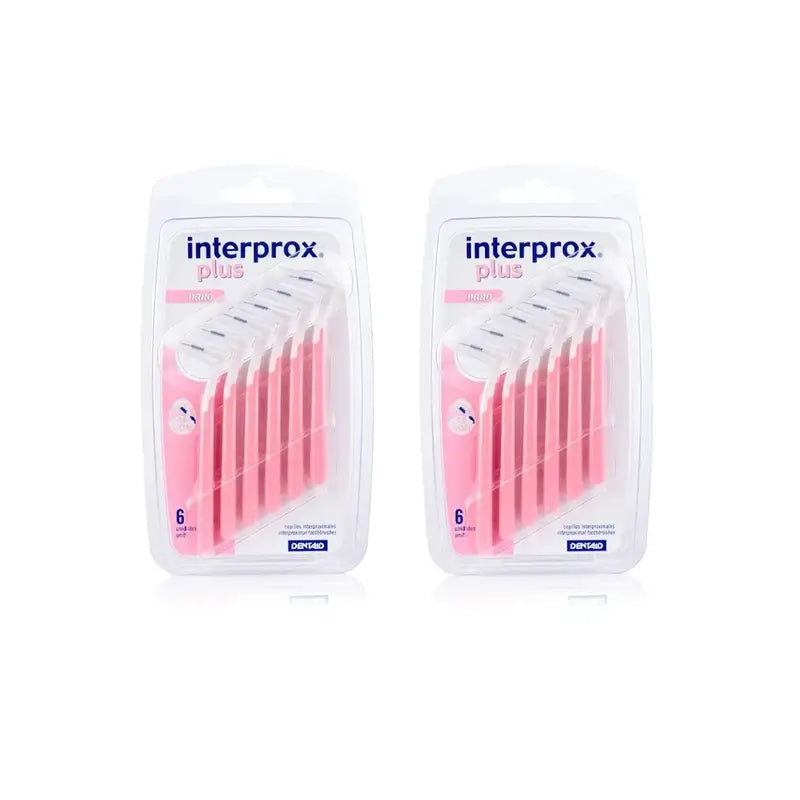 Interprox Plus Nano Interproximal-Zahnbürste, 2X6 Einheiten