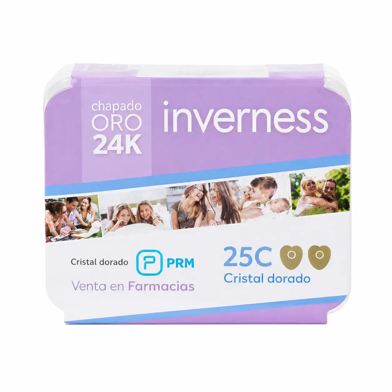 Inverness Ohrring-Paar 25C 24K vergoldetes Herz