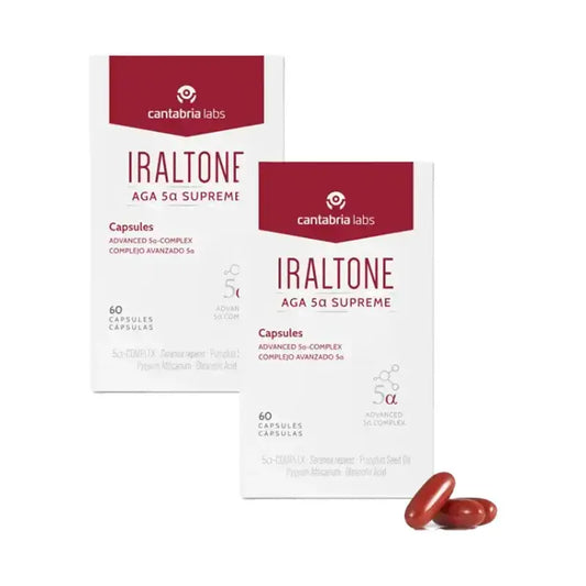Iraltone Aga 5α Supreme , Packung mit 2 x 60 Kapseln