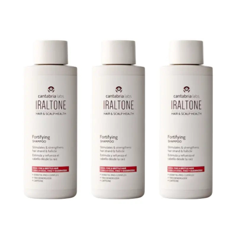 Iraltone Stärkendes Shampoo, Packung 3 x 200 ml