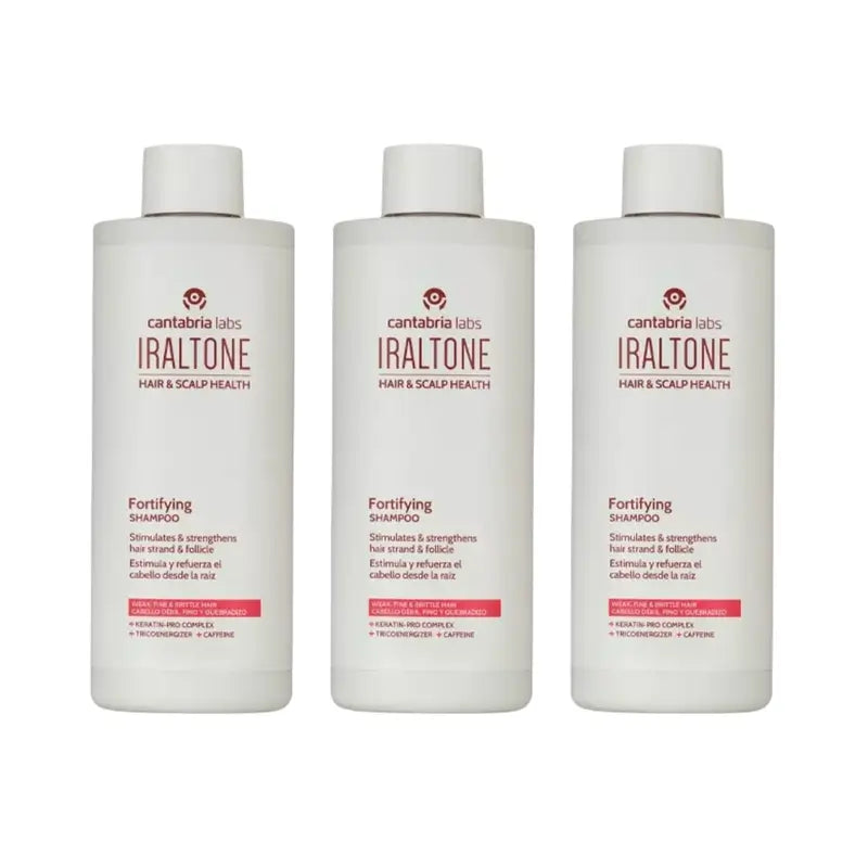 Iraltone Stärkendes Shampoo, Packung 3 X 400 ml