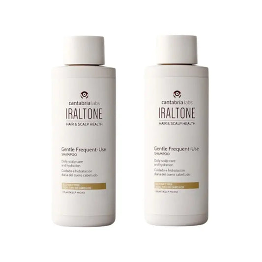 Iraltone Sanftes Shampoo für häufigen Gebrauch, Packung 2 x 200 ml