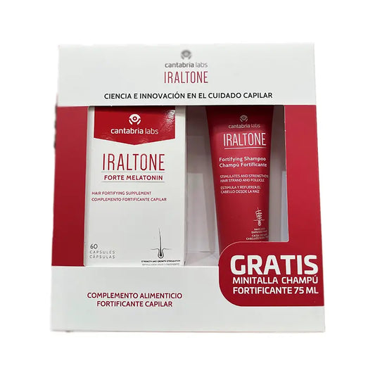 Iraltone Pack Forte, 60 Kapseln + Shampoo, 75 ml