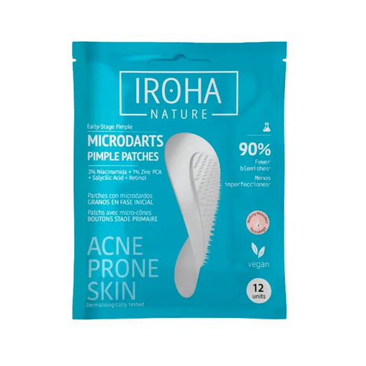 Iroha Nature Acne Prone Skin Patches Microdard Pickel, 12 Stück