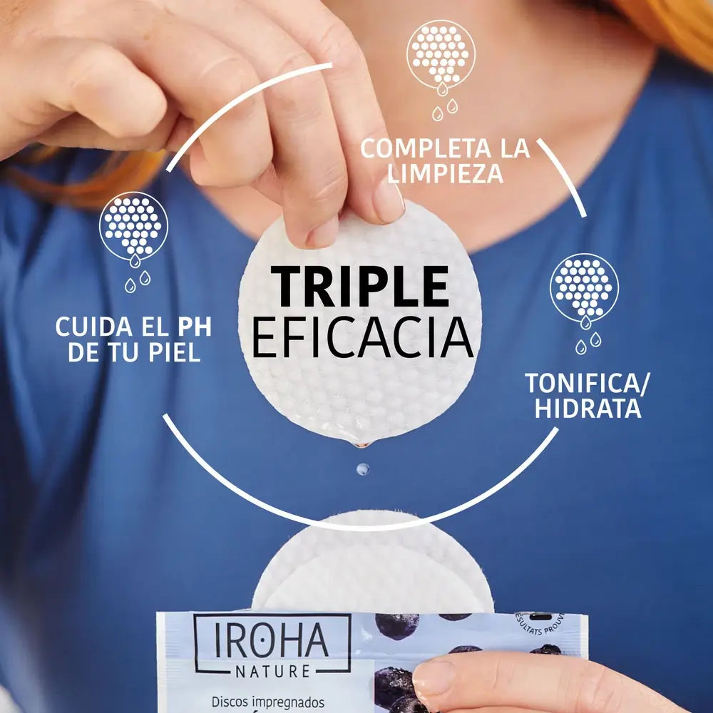 Iroha Nature Feuchtigkeitsspendende Tonic-Scheiben, 10 Stück.