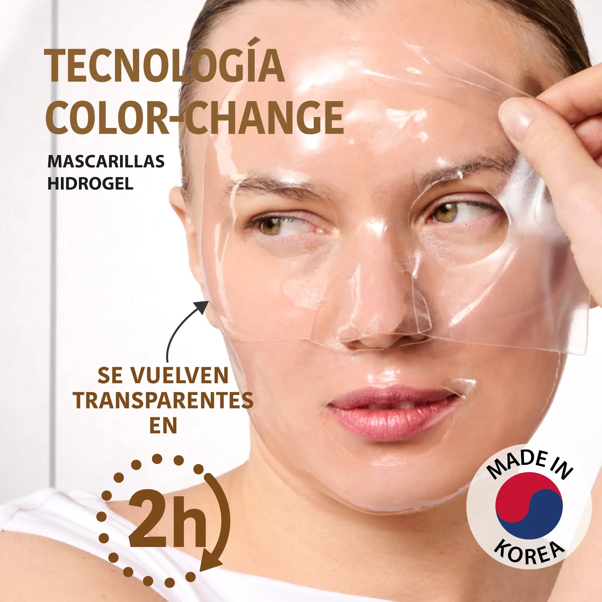 Iroha Nature Iroha Nature Glashaut Hydrogel Maske mit Kollagen, 2 g