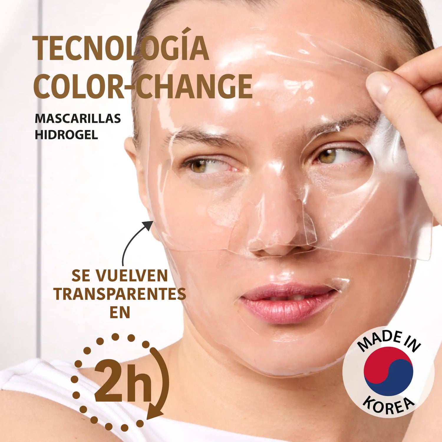 Iroha Nature Iroha Nature Glashaut Hydrogel Maske mit Kollagen, 2 g
