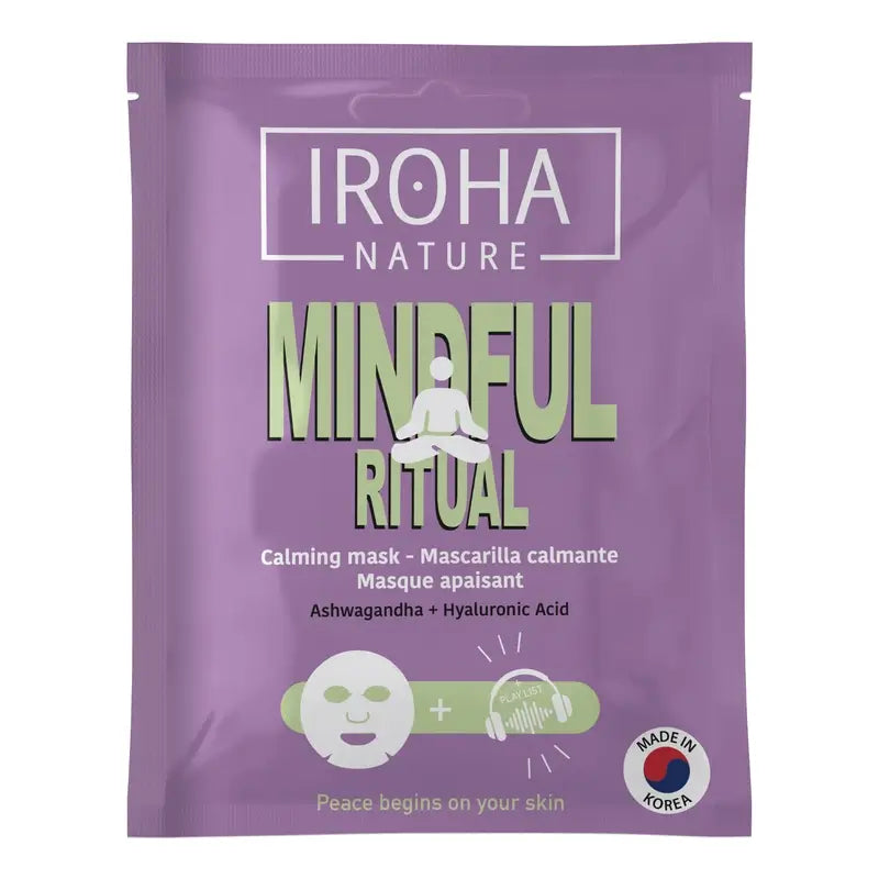Iroha Nature Mindful Ritual Hydratisierende & Beruhigende Gesichtsmaske , 1 Stück