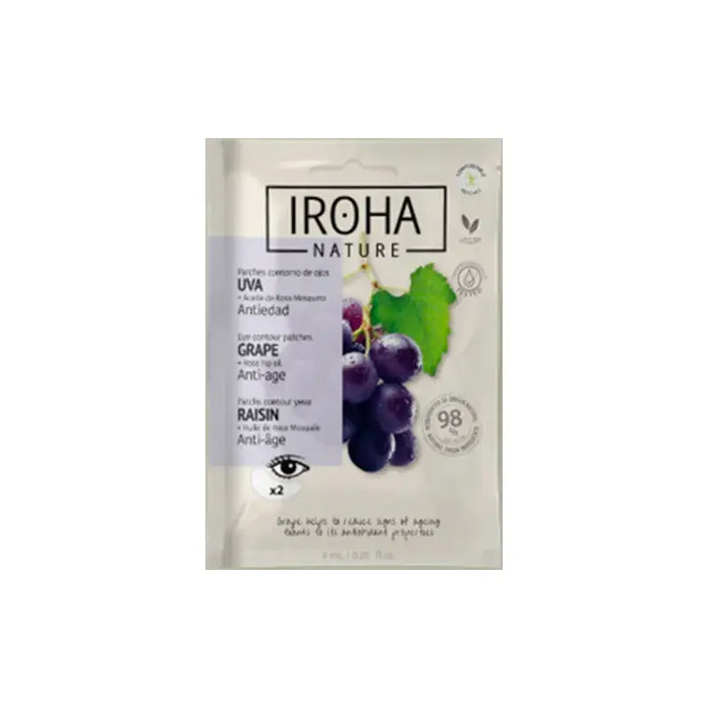 Iroha Nature Natürliche Extrakte Anti-Aging Augenpflaster, 1 Paar