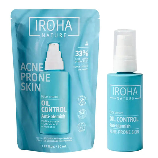 Iroha Nature Anti-Unvollkommenheit fettige Haut Seboregulierende Creme , 50 ml