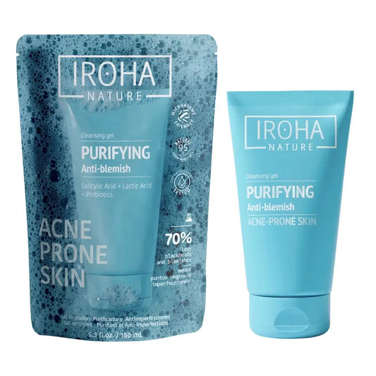 Iroha Nature Reinigende Anti-Perfektions-Reinigung für fettige Haut, 150 ml