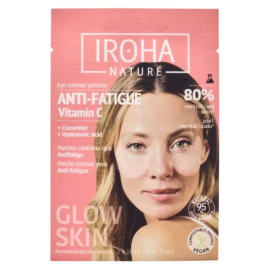 Iroha Nature Anti-Müdigkeits-Augenpflaster - Vitamin C , 16 (2x8) ml