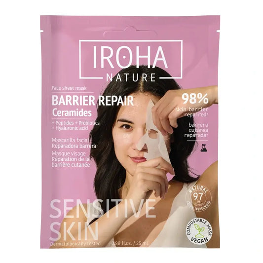 Iroha Nature Sensitive Skin Ceramide Barrier Repair Mask , 25 ml