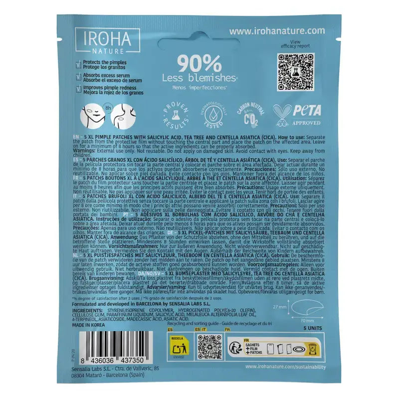 Iroha Nature Xl Pickel Patch, 5 Einheiten