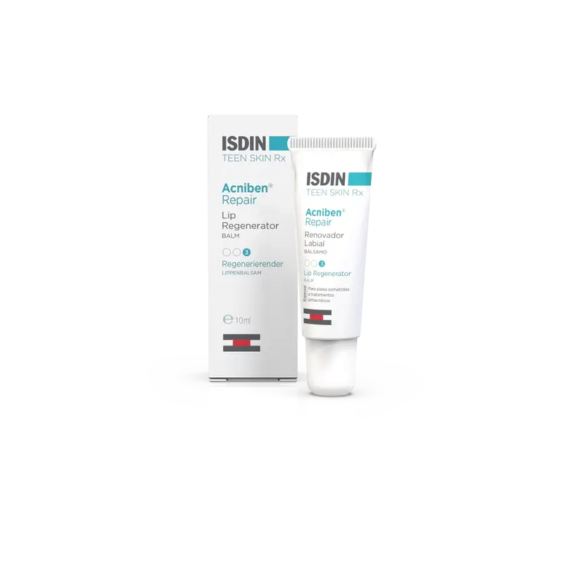 Isdin Acniben Teen Skin Rx Erneuernder Lippenbalsam 10 Ml