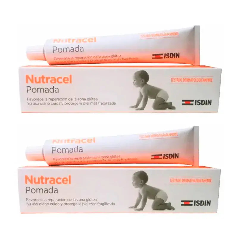 Isdin Baby Naturals Nutracel-Salbe, Packung 2 x 50 ml
