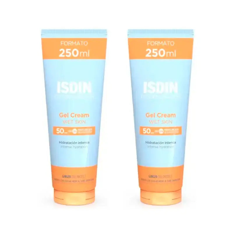 Isdin Fotoprotector Gel Creme SPF 50+, Packung 2 x 250 ml