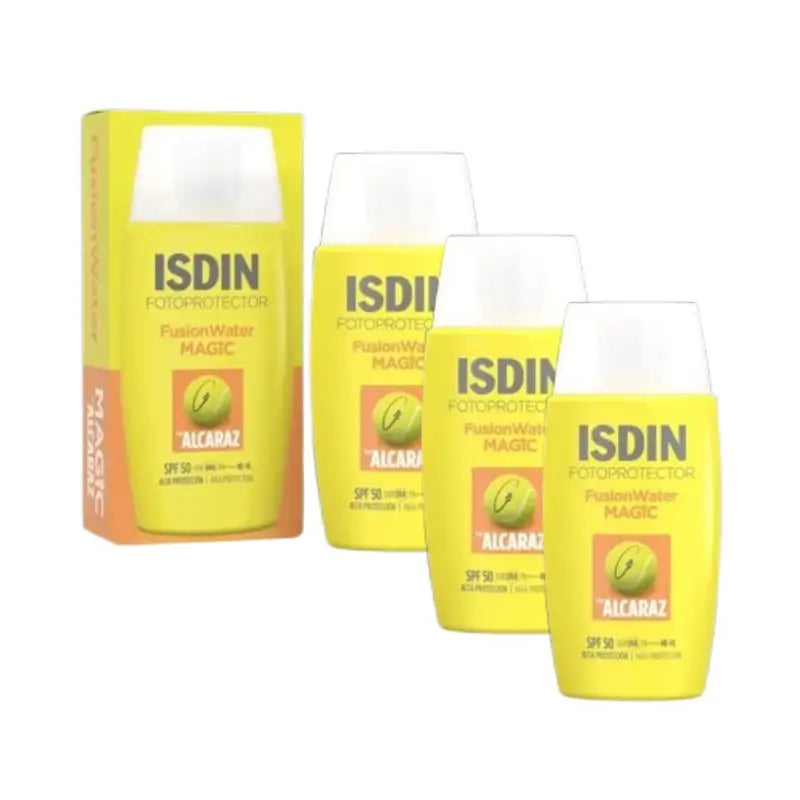 Isdin Fotoprotector Fusion Wasser Magie Reparatur Farbe Spf 50, 3X50 Ml