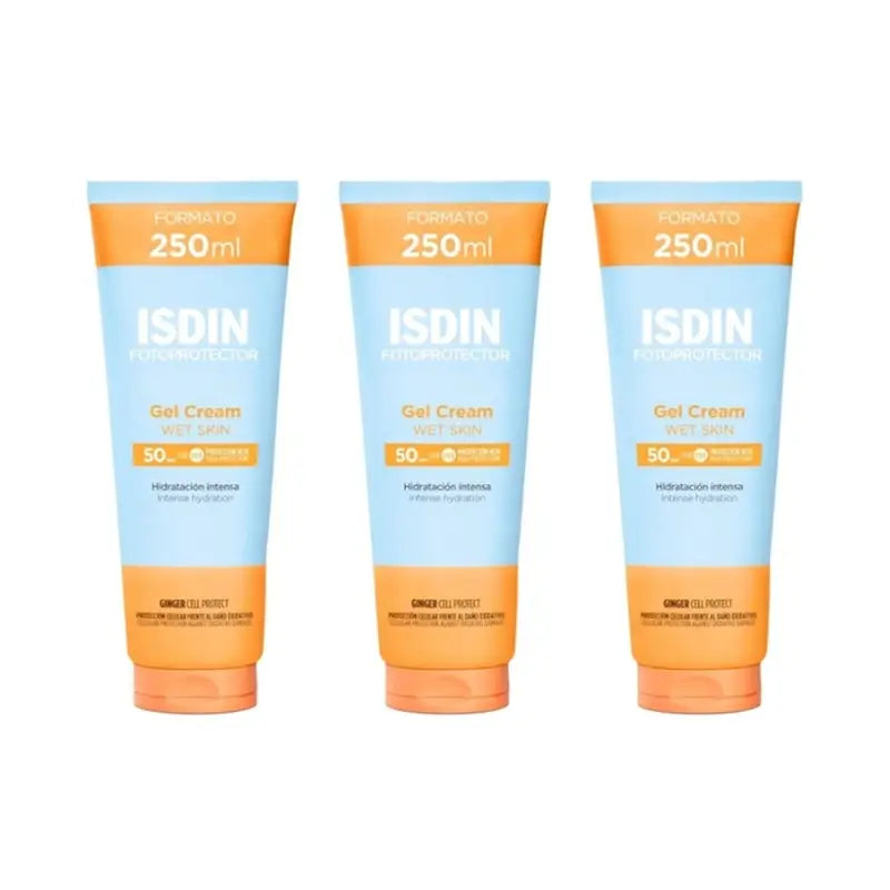 Isdin Fotoprotector Gel Creme Spf 50+, 3X250 Ml