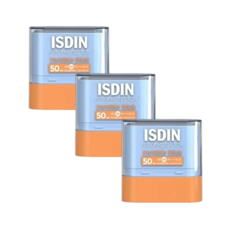 Isdin Fotoprotector Unsichtbarer Stick Spf 50+, 3X10 Gr
