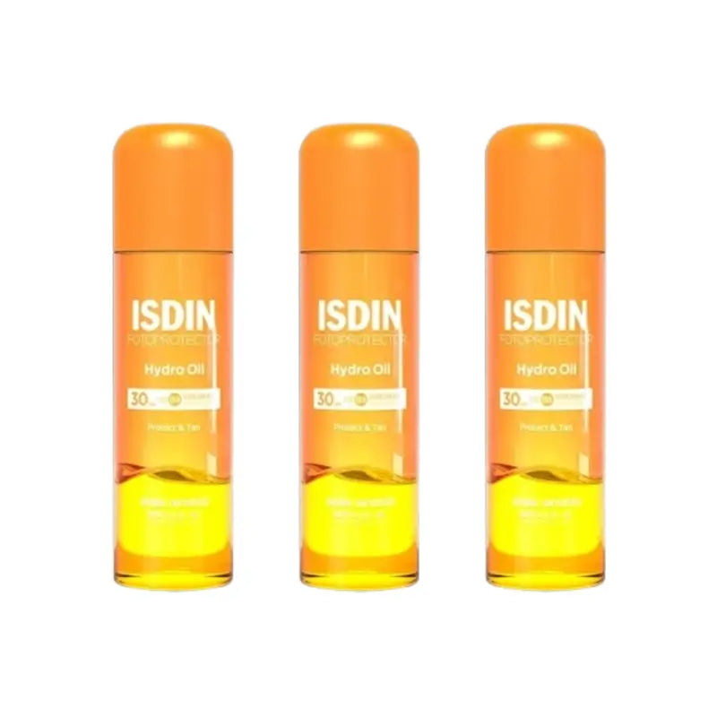 Isdin Hydro Öl Spf 30, 3X200 Ml