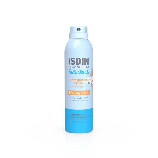 Isdin Fotoprotector Clear Pädiatrische Spray nasse Haut Spf 50 250 Ml