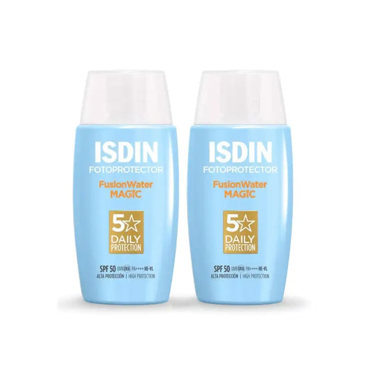 Isdin Fusion Wasser Magie Spf 50+ Sonnenschutzmittel 2 x 50 Ml
