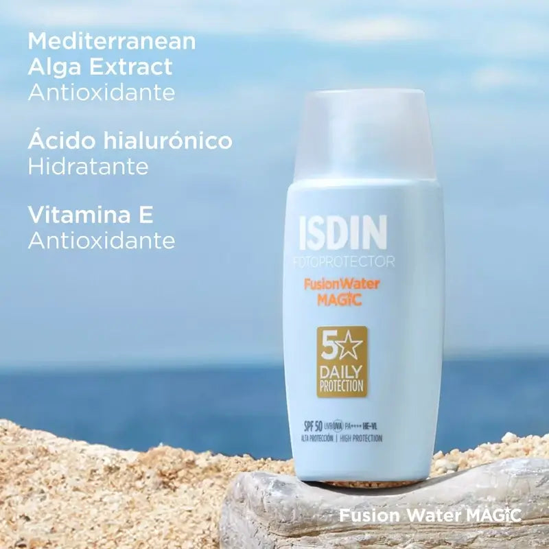 Isdin Fusion Wasser Magie Spf 50+ Sonnenschutzmittel 2 x 50 Ml