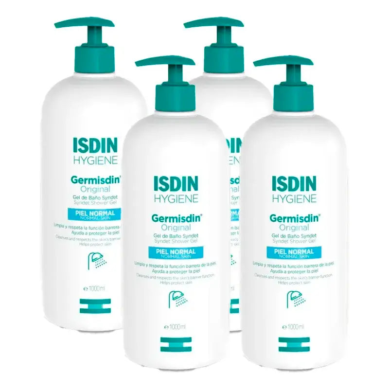 Isdin Germisdin Original, Packung 4 x 1000 ml