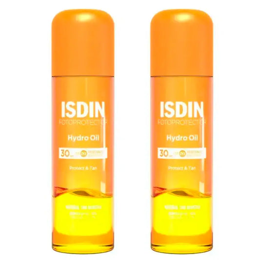 Isdin Hydro Öl SPF 30 Packung 2 x 200 Ml