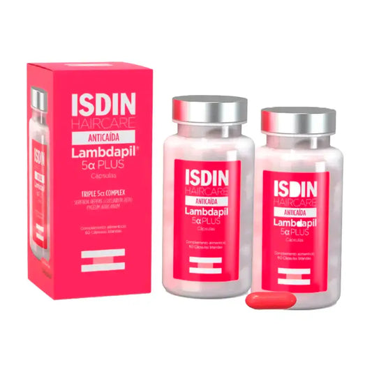 Isdin Lambdapil Duplo 5Alfa Plus Kapseln 2 x 60 Einheiten