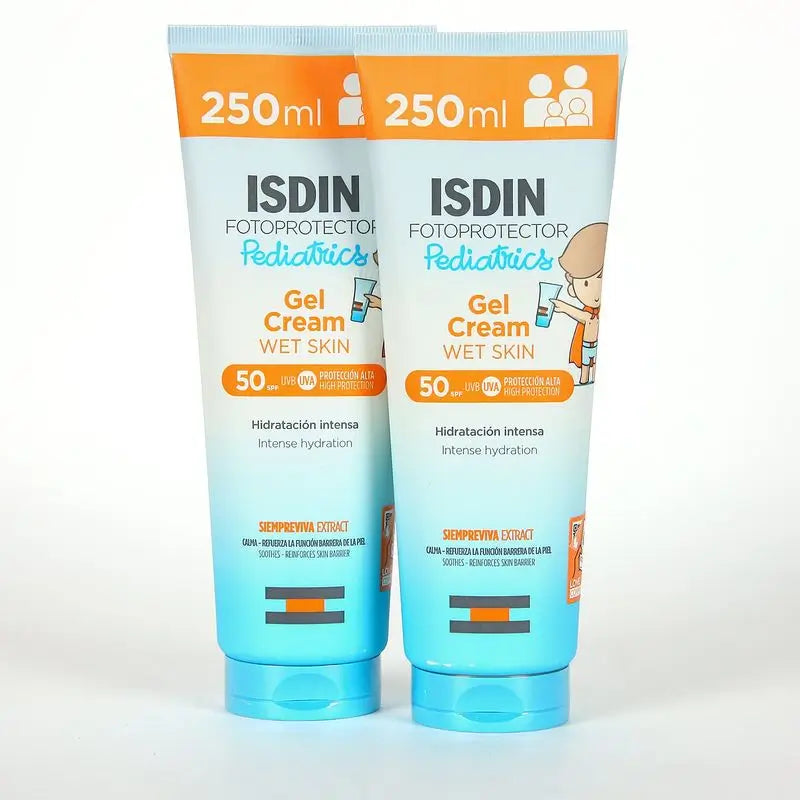Isdin Pädiatrie Fotoprotector Gel Creme Spf 50+ 2 x 250 Ml