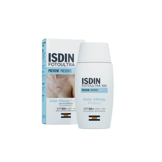 Isdin FotoUltra 100 Sonnenallergie Allergie Fusion Fluid Spf50+, 50 ml
