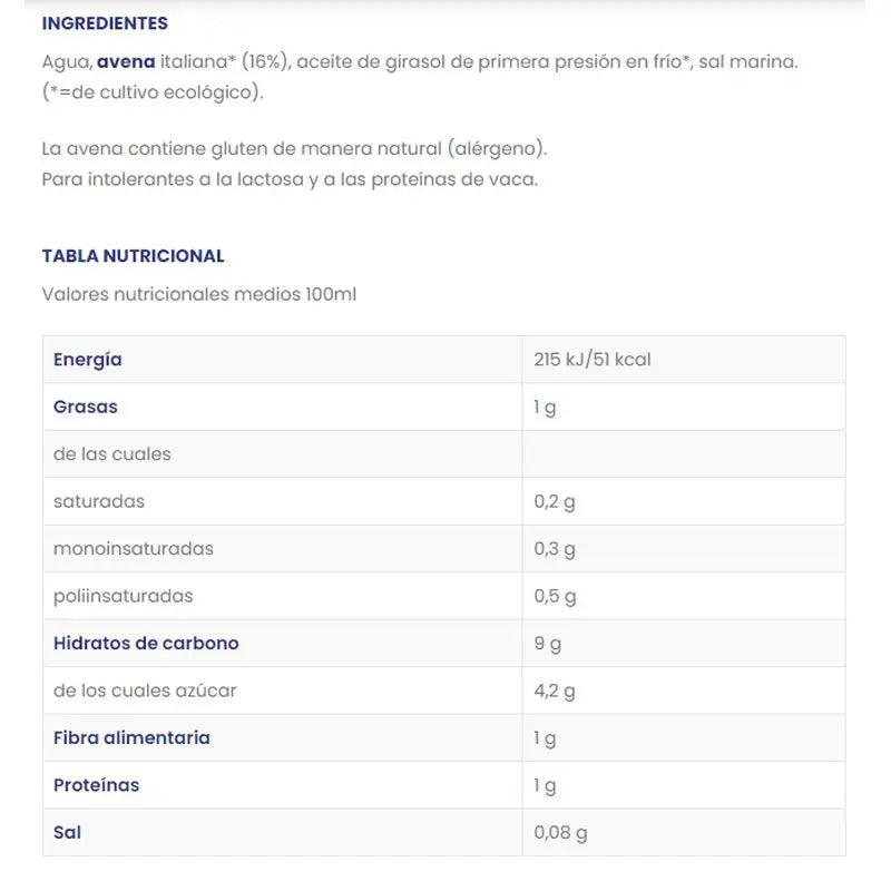 Isola Bio Haferdrink, 1 Liter