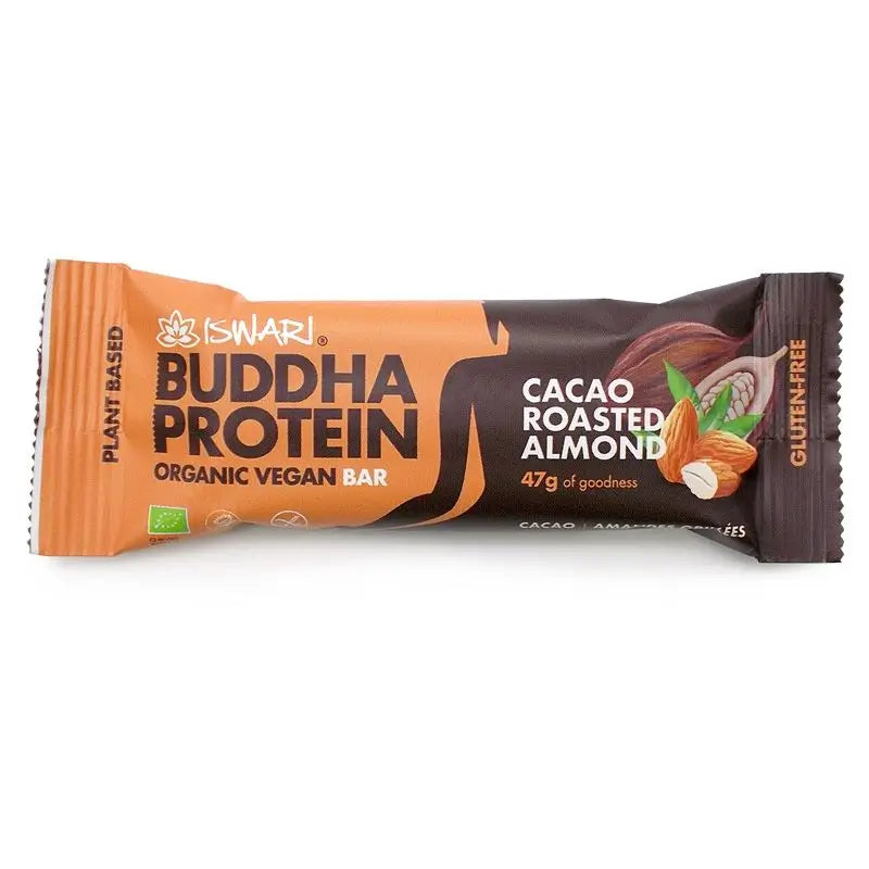 Iswari Buddha Protein Kakao-Mandel-Buddha-Riegel, 47 g