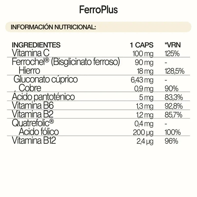 Ivb Wellness Lab FerroPlus, 90 Kapseln