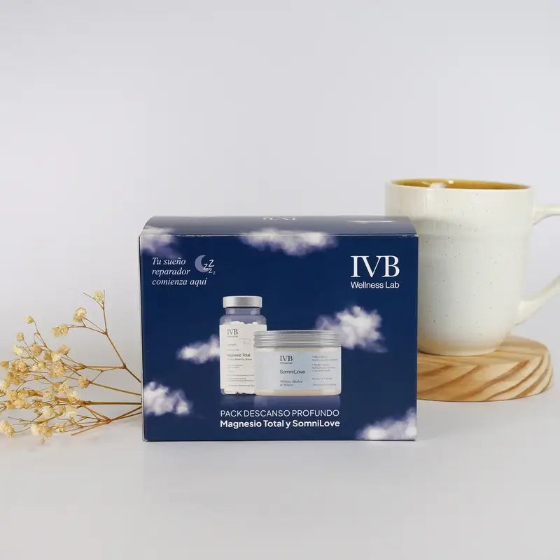 Ivb Wellness Lab Pack Deep Rest, Total Magnesium, 60 Kapseln + SomniLove, 180 g