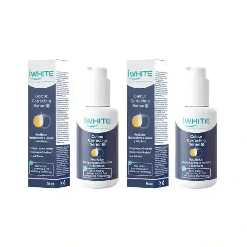 iWhite Farbkorrektur-Serum+, Packung mit 2 x 30 ml