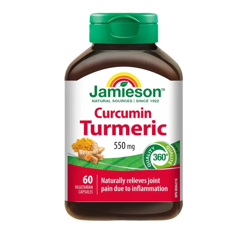 Jamieson Curcumin Kurkuma 550Mg , 60 Kapseln
