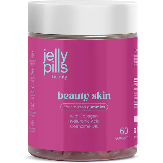 Jelly Pills Beauty Skin Nahrungsergänzungsmittel im Gummibärchen-Format, 60 Gummibärchen