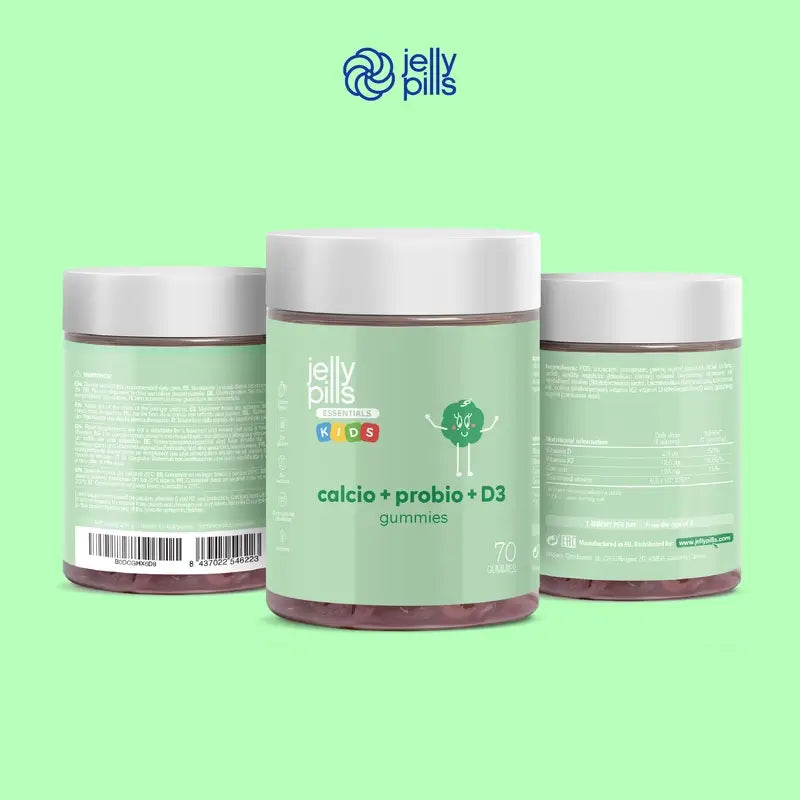 Gelee-Pillen Caclium+D3+K2+Propbio Kids , 70 Gummibärchen